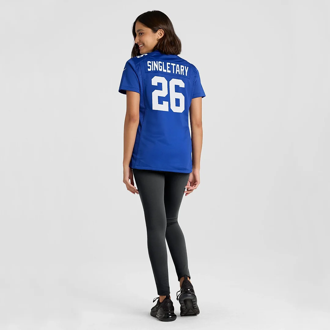 Zennovawear Devin Singletary New York Giants Women's Game Jersey - Royal
