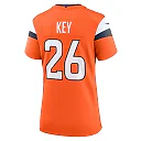 Zennovawear Devon Key Denver Broncos Women's Team Game Jersey - Orange