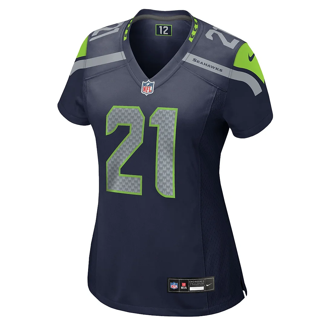 Zennovawear Devon Witherspoon Seattle Seahawks Women's Team Game Jersey - College Navy