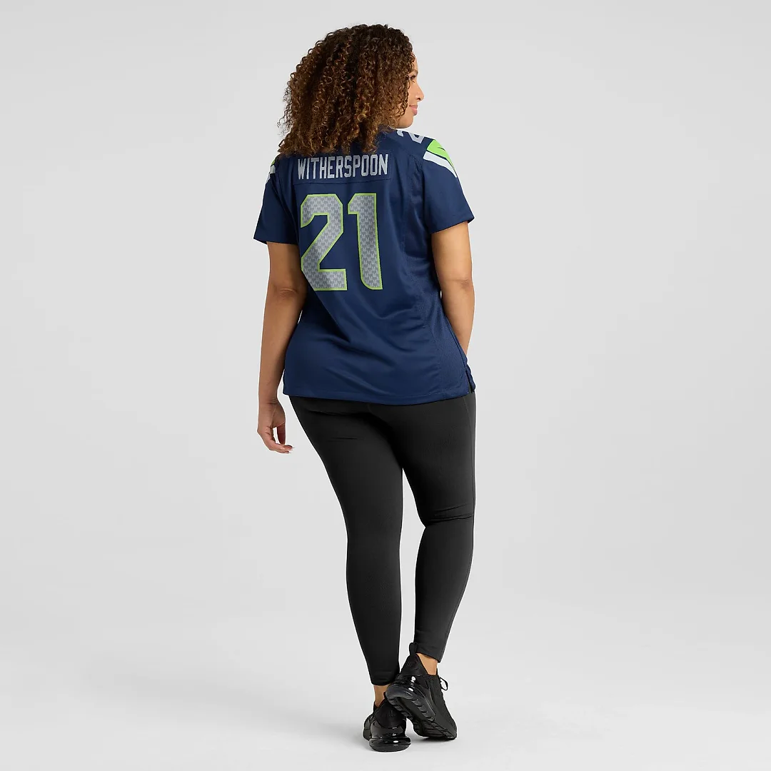 Zennovawear Devon Witherspoon Seattle Seahawks Women's Team Game Jersey - College Navy