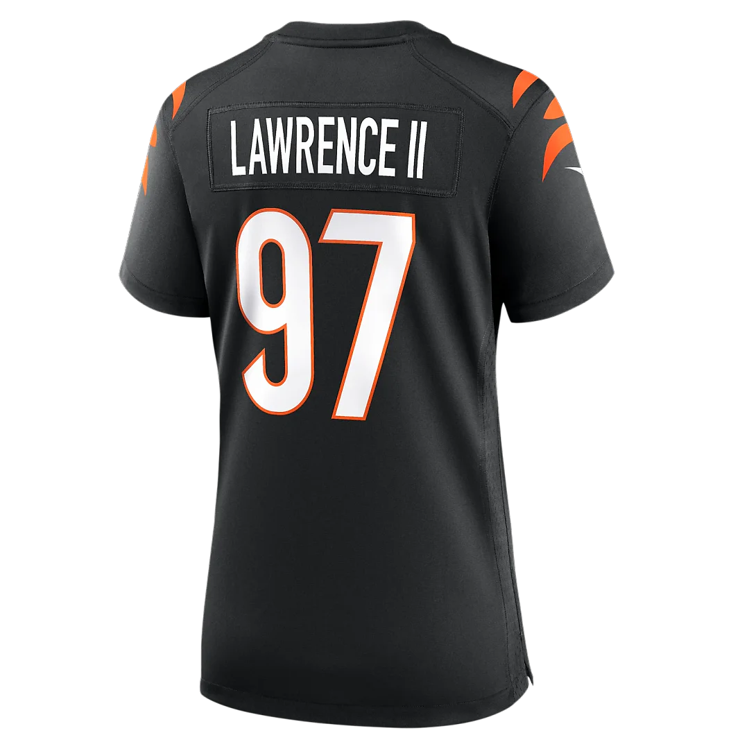 Zennovawear Dexter Lawrence II Cincinnati Bengals Women's Game Jersey - Black