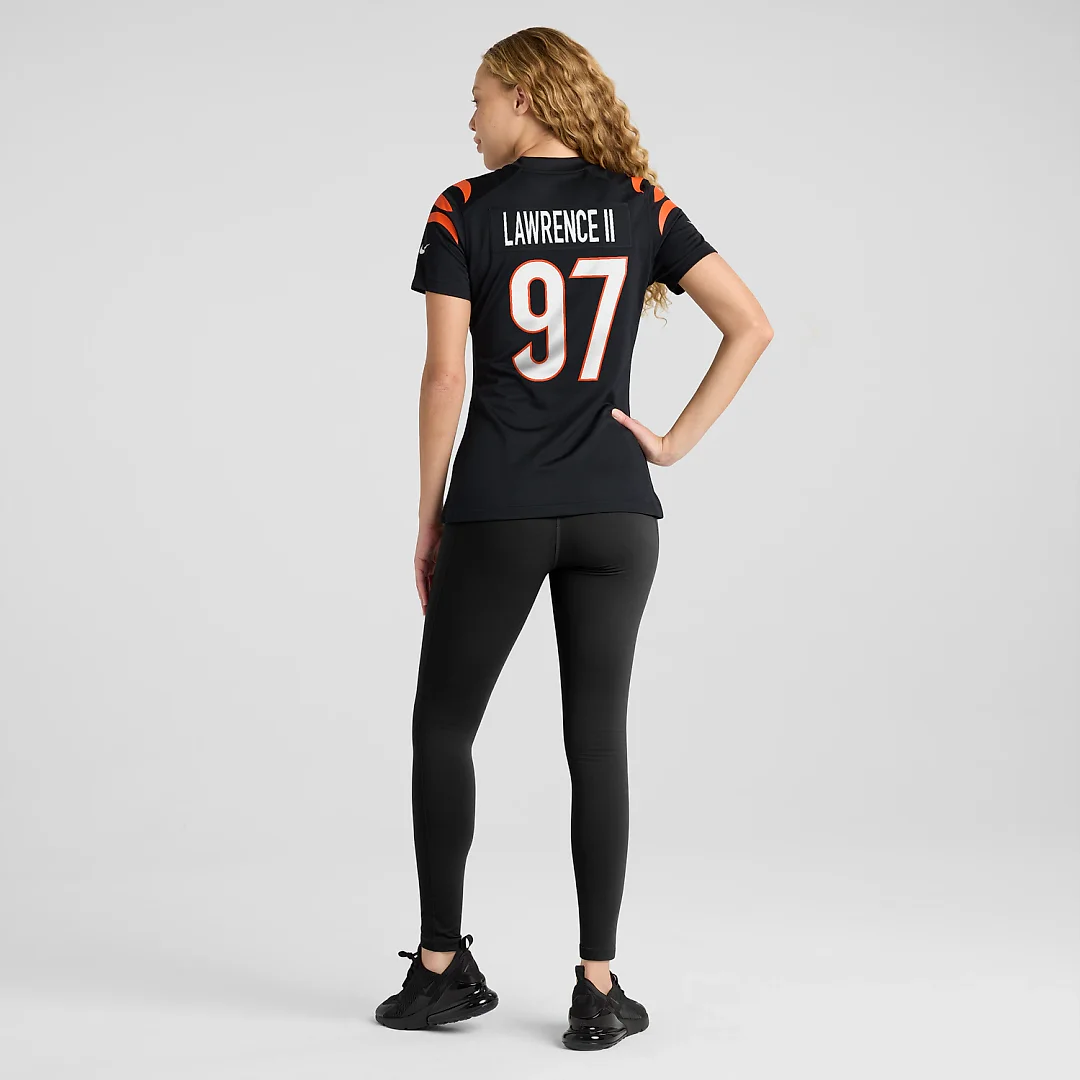 Zennovawear Dexter Lawrence II Cincinnati Bengals Women's Game Jersey - Black