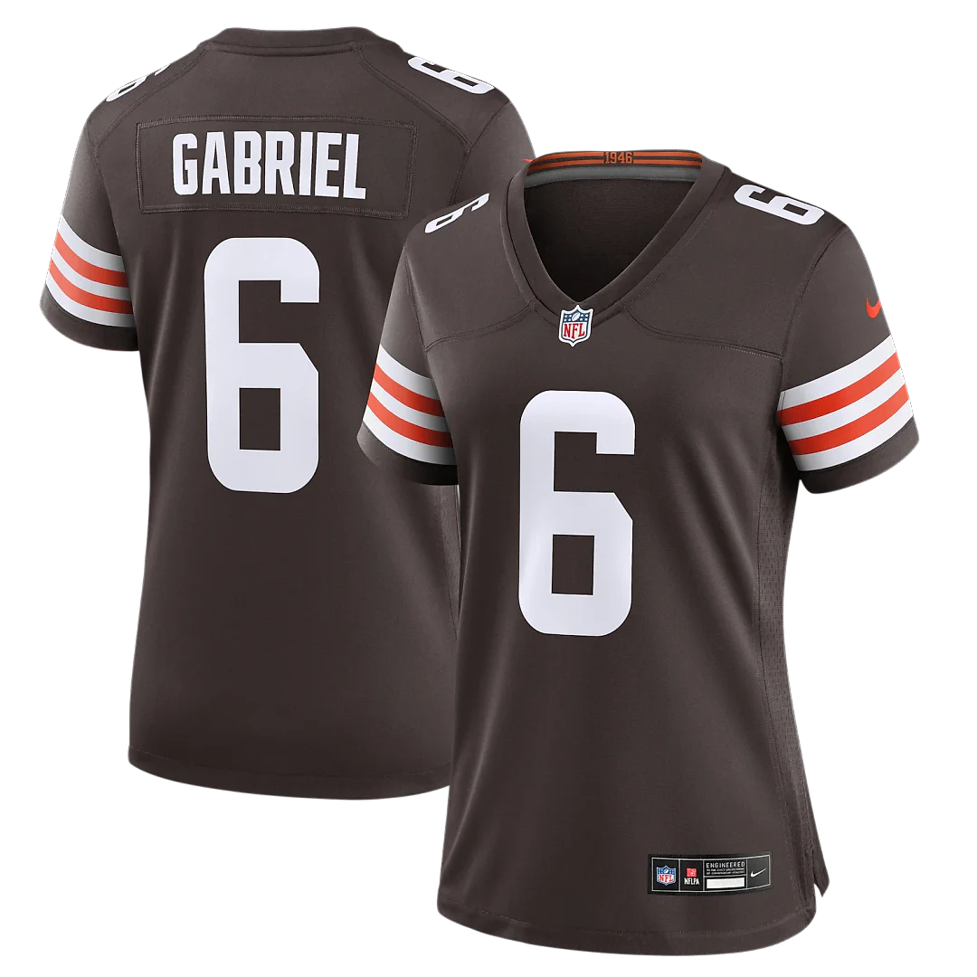 Zennovawear Dillon Gabriel Cleveland Browns Women's Team Game Jersey - Brown