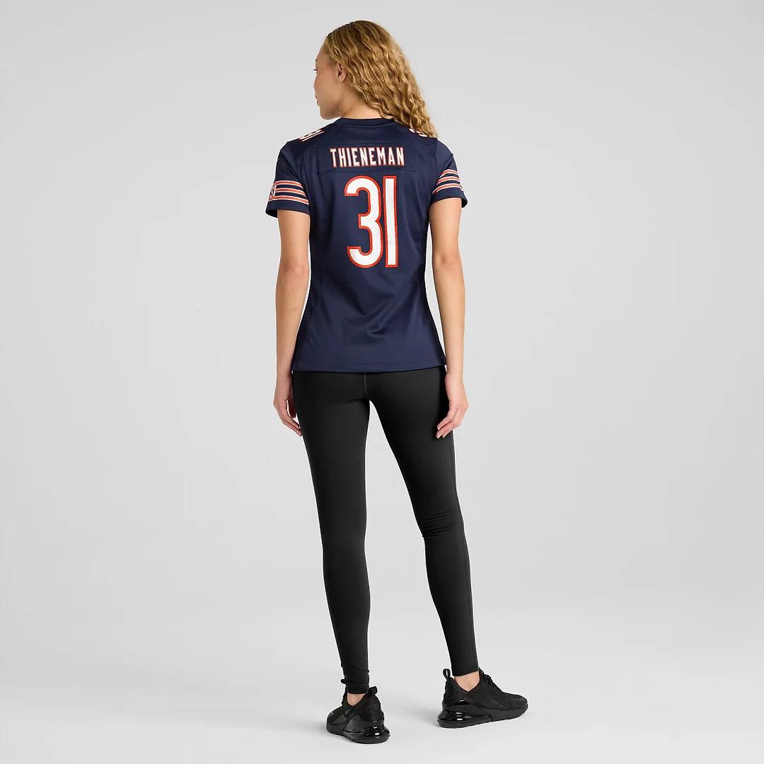 Zennovawear Dillon Thieneman Chicago Bears Women's Team Game Jersey - Navy