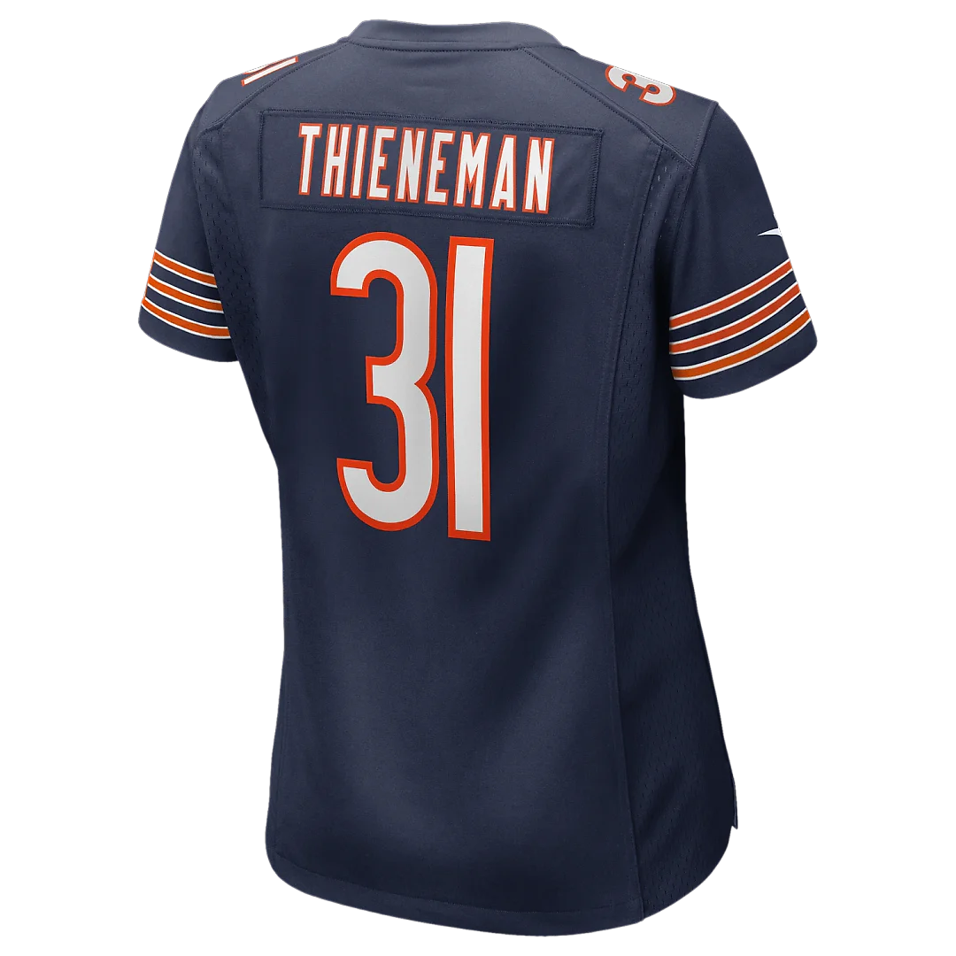 Zennovawear Dillon Thieneman Chicago Bears Women's Team Game Jersey - Navy