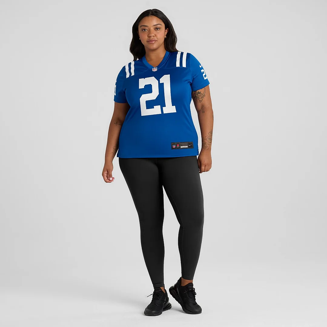 Zennovawear DJ Giddens Indianapolis Colts Women's Team Game Jersey - Royal