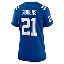 Zennovawear DJ Giddens Indianapolis Colts Women's Team Game Jersey - Royal