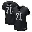 Zennovawear DJ Glaze Las Vegas Raiders Women's Game Jersey - Black