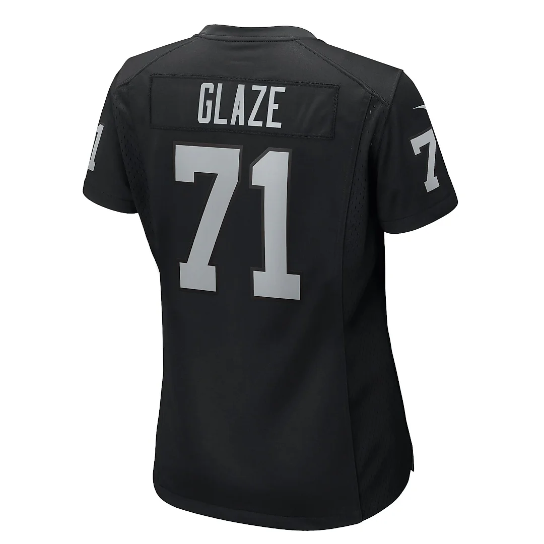 Zennovawear DJ Glaze Las Vegas Raiders Women's Game Jersey - Black