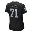Zennovawear DJ Glaze Las Vegas Raiders Women's Game Jersey - Black