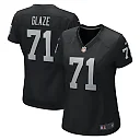 Zennovawear DJ Glaze Las Vegas Raiders Women's Game Jersey - Black