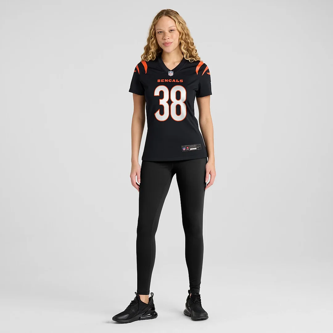 Zennovawear DJ Ivey Cincinnati Bengals Women's Team Game Jersey - Black