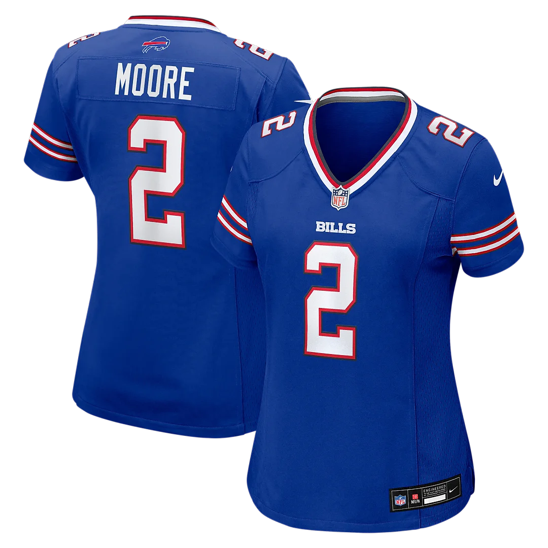Zennovawear D.J. Moore Buffalo Bills Women's Game Jersey - Royal