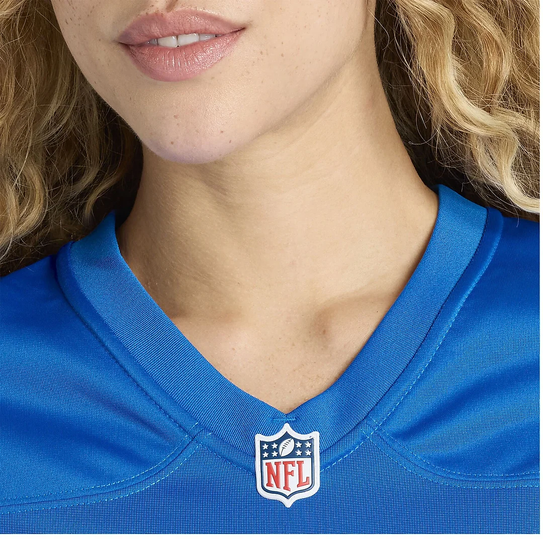 Zennovawear D.J. Reed Detroit Lions Women's Team Game Jersey - Blue