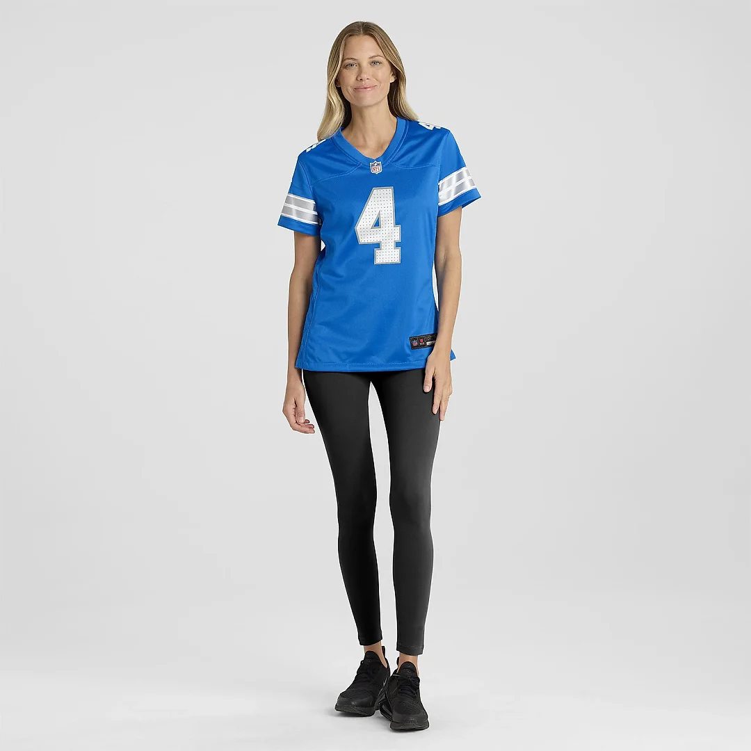 Zennovawear D.J. Reed Detroit Lions Women's Team Game Jersey - Blue