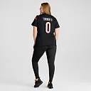 Zennovawear DJ Turner II Cincinnati Bengals Women's Team Game Jersey - Black