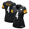 Zennovawear DK Metcalf Pittsburgh Steelers Women's Team Game Jersey - Black