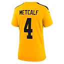 Zennovawear DK Metcalf Pittsburgh Steelers Women's Alternate 1933 Throwback Game Jersey - Gold