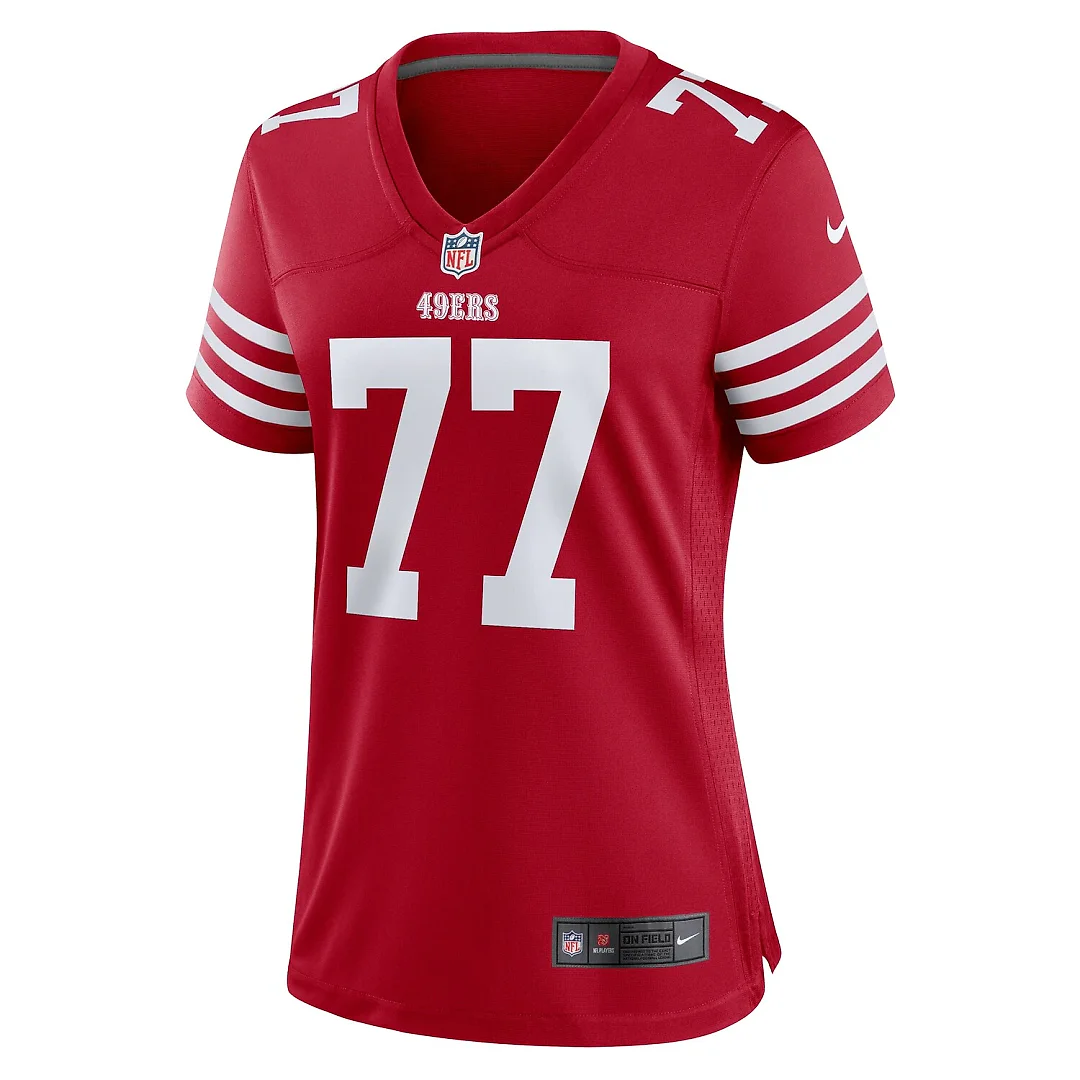 Zennovawear Dominick Puni San Francisco 49ers Women's Team Game Jersey - Scarlet