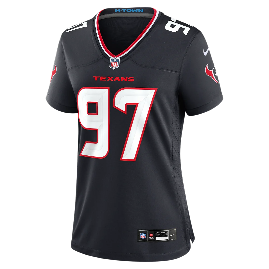 Zennovawear Dominique Robinson Houston Texans Women's Team Game Jersey - Navy