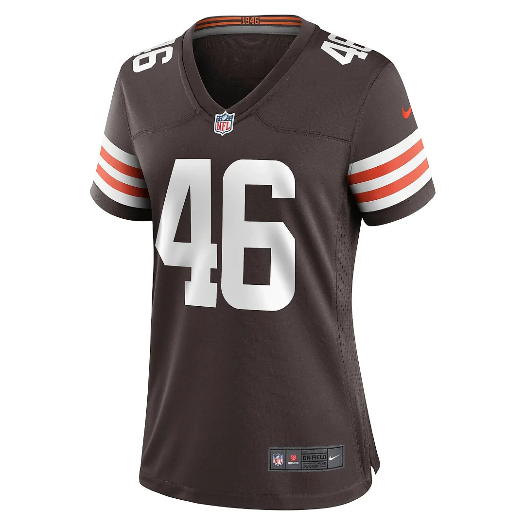 Zennovawear Don Fleming Cleveland Browns Women's Retired Player Jersey - Brown