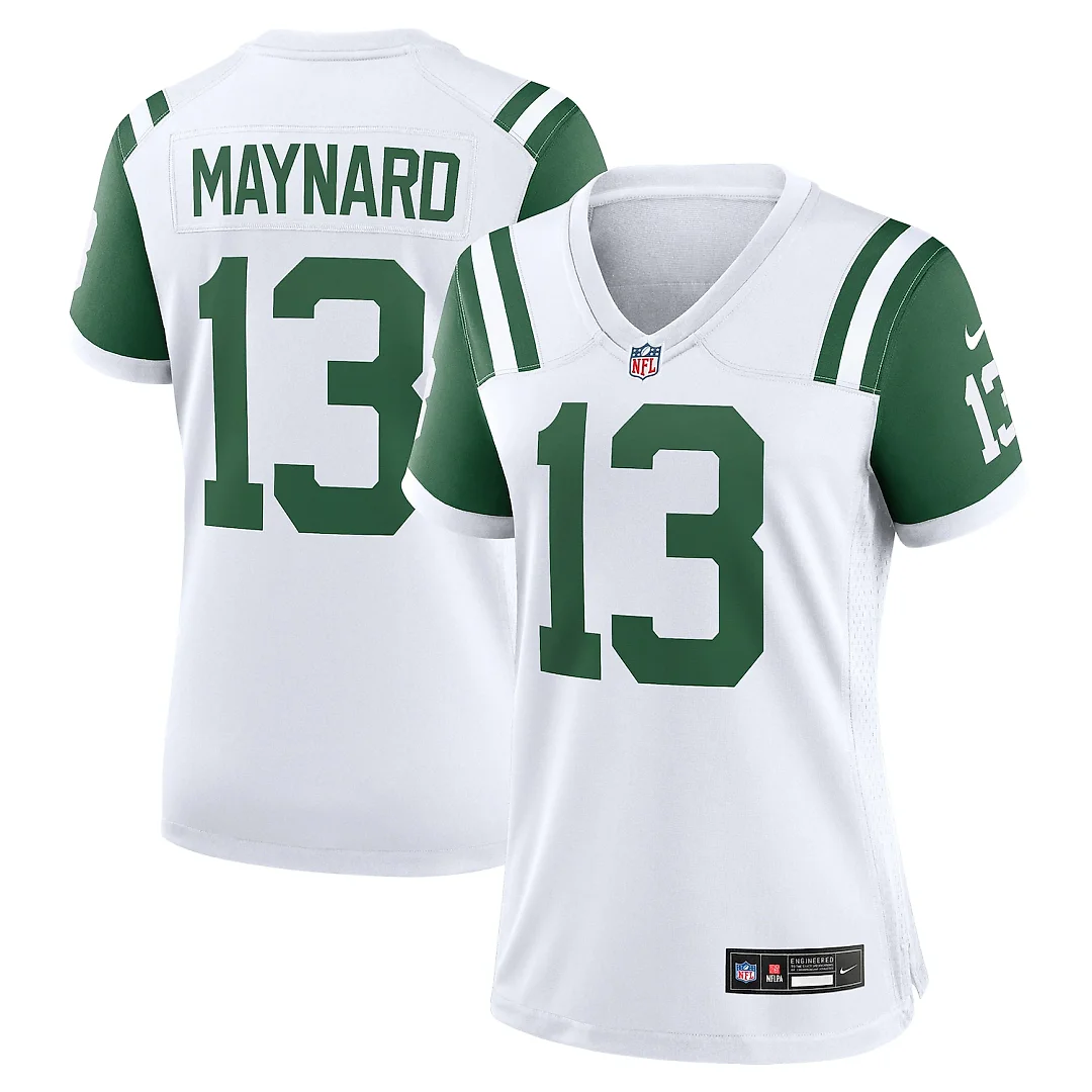 Zennovawear Don Maynard New York Jets Women's Classic Alternate Retired Player Game Jersey - White
