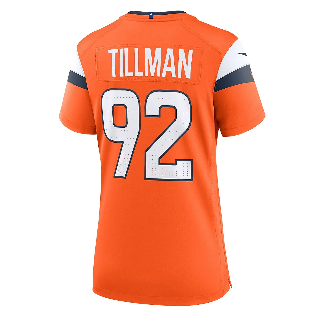 Zennovawear Dondrea Tillman Denver Broncos Women's Team Game Jersey - Orange