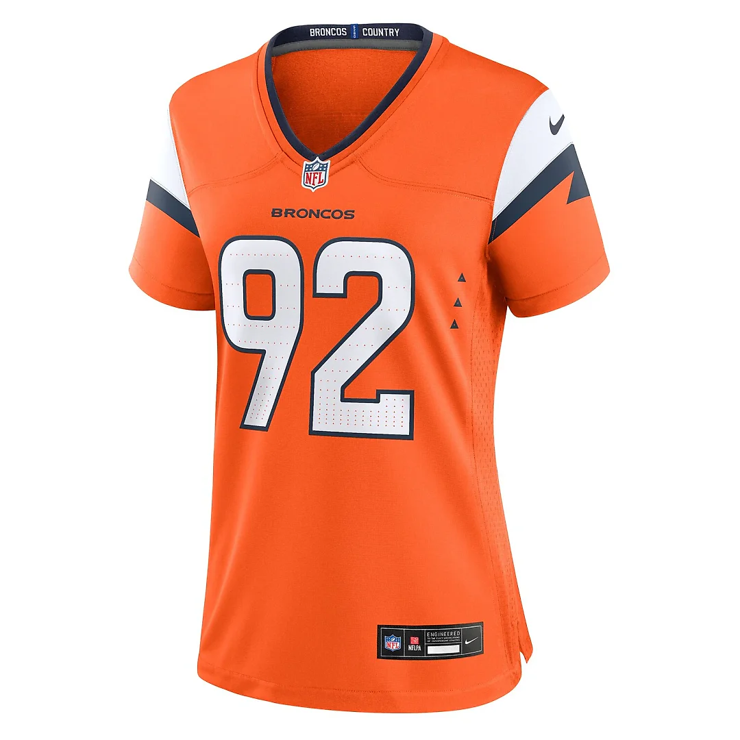 Zennovawear Dondrea Tillman Denver Broncos Women's Team Game Jersey - Orange