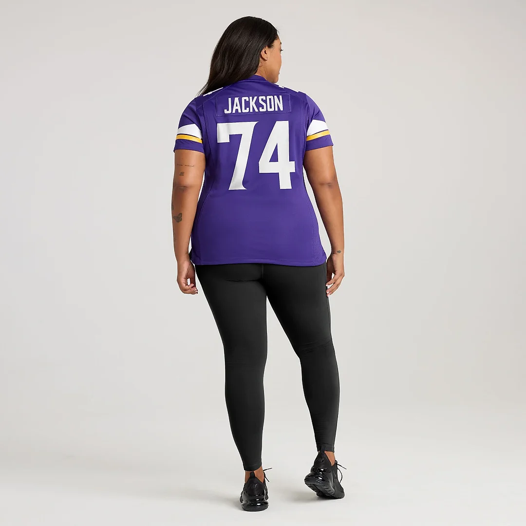 Zennovawear Donovan Jackson Minnesota Vikings Women's Team Game Jersey - Purple