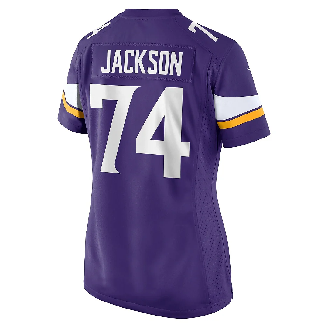 Zennovawear Donovan Jackson Minnesota Vikings Women's Team Game Jersey - Purple