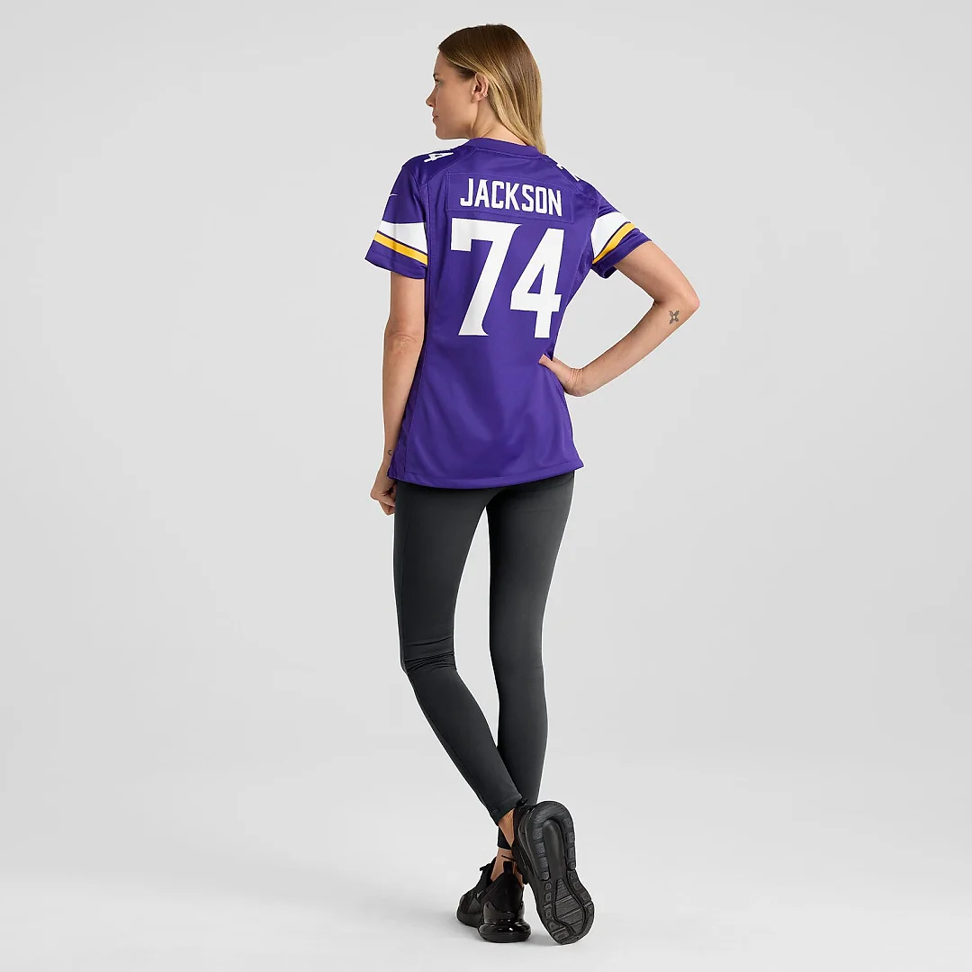 Zennovawear Donovan Jackson Minnesota Vikings Women's Team Game Jersey - Purple
