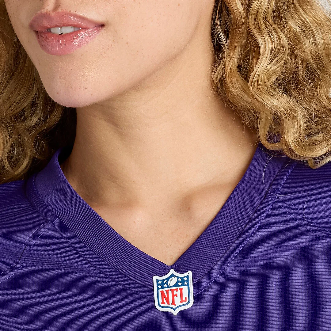 Zennovawear Donovan Jackson Minnesota Vikings Women's Team Game Jersey - Purple