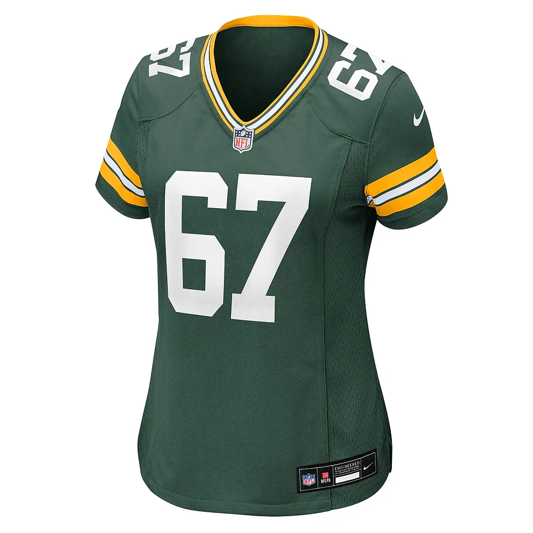 Zennovawear Donovan Jennings Green Bay Packers Women's Team Game Jersey - Green