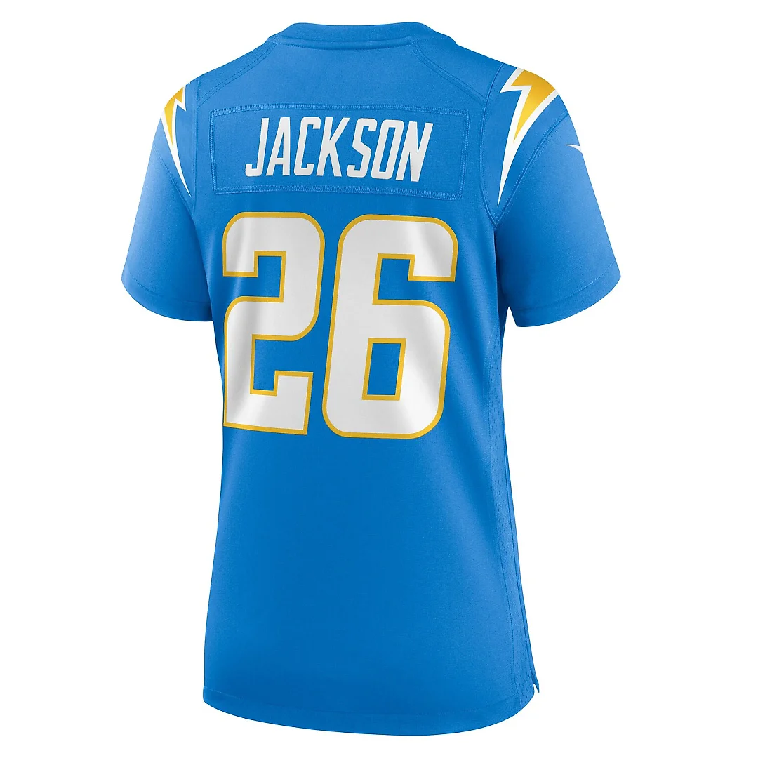 Zennovawear Donte Jackson Los Angeles Chargers Women's Team Game Jersey - Powder Blue