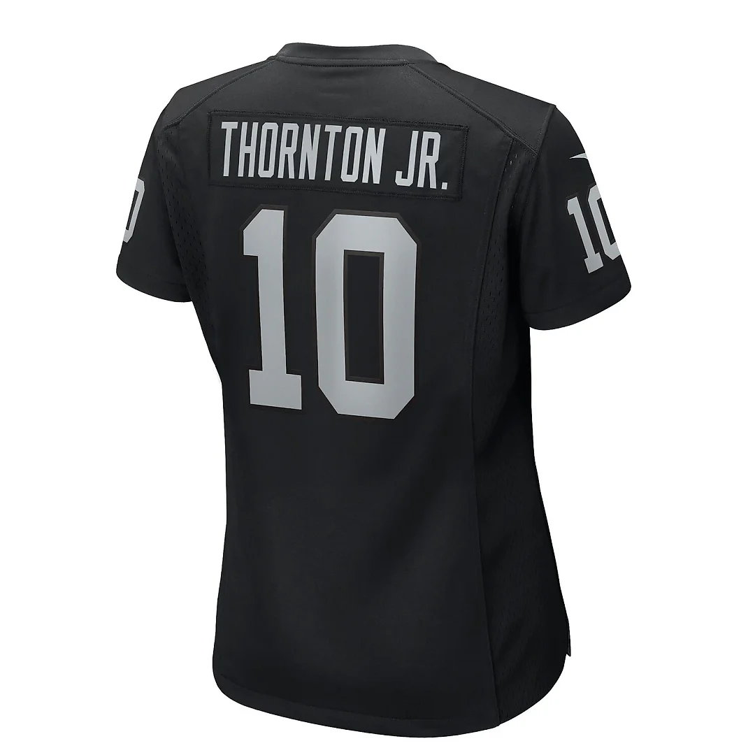 Zennovawear Dont'e Thornton Jr. Las Vegas Raiders Women's Team Game Jersey - Black