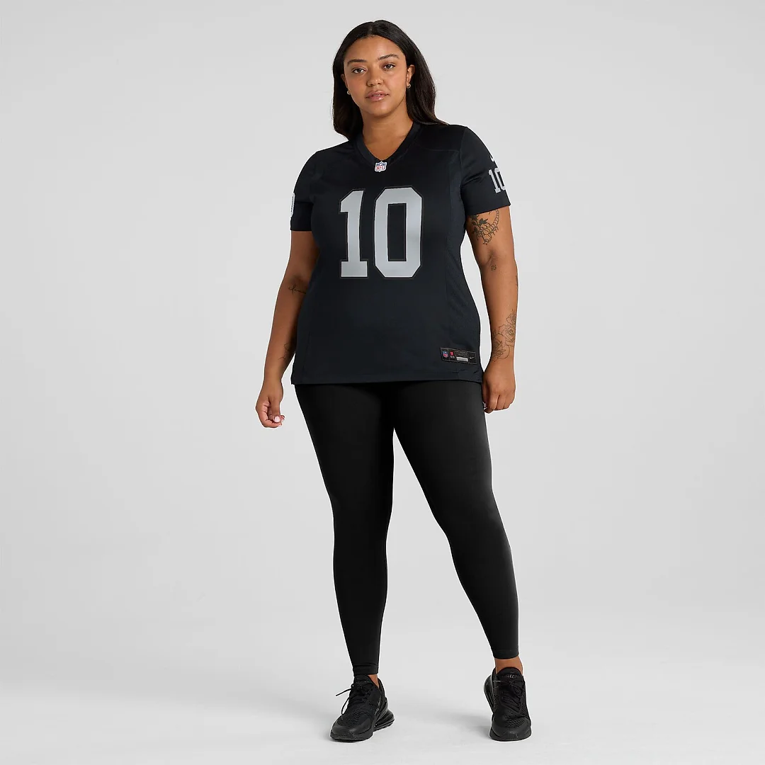 Zennovawear Dont'e Thornton Jr. Las Vegas Raiders Women's Team Game Jersey - Black