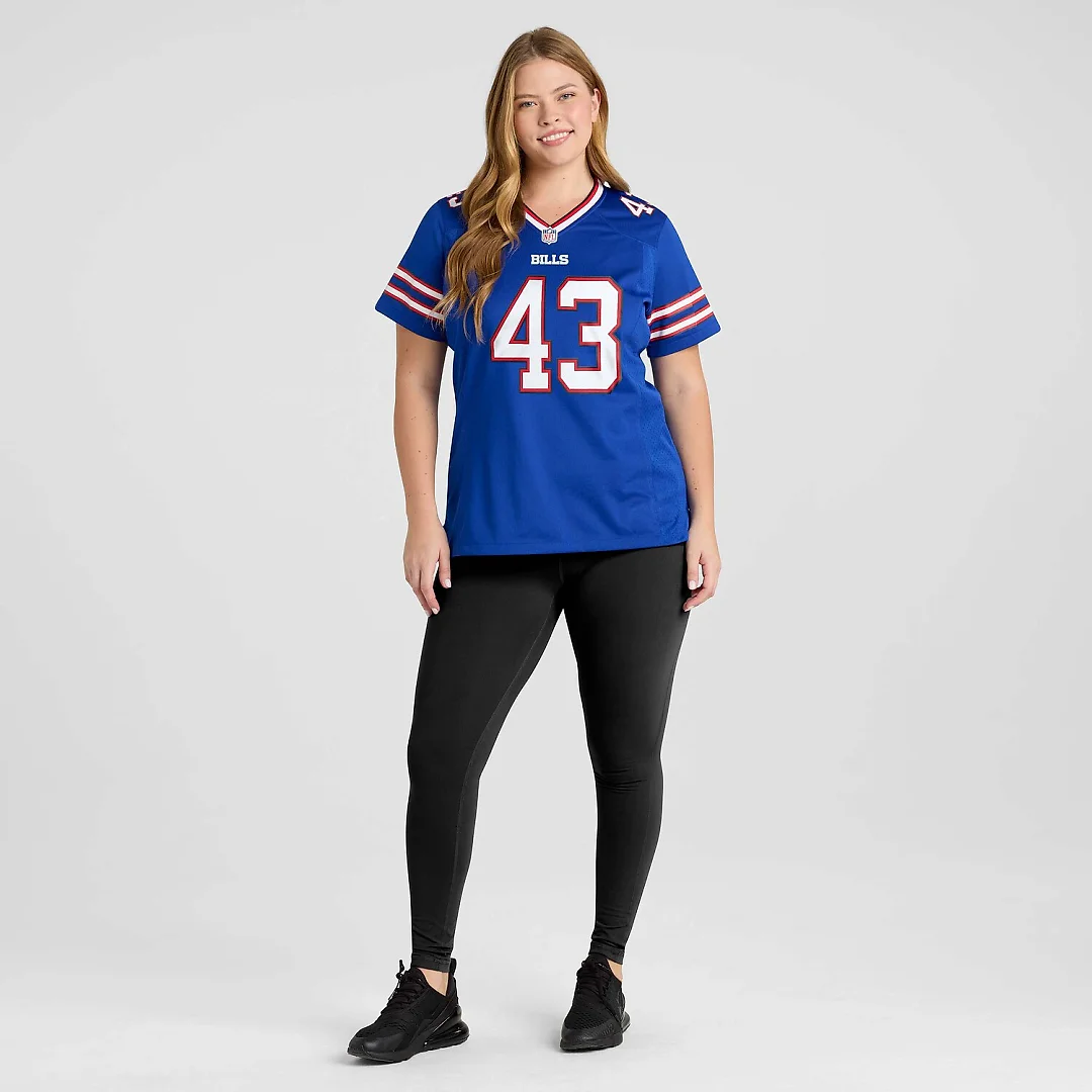 Zennovawear Dorian Strong Buffalo Bills Women's Team Game Jersey - Royal