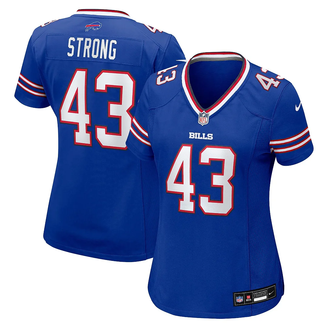 Zennovawear Dorian Strong Buffalo Bills Women's Team Game Jersey - Royal