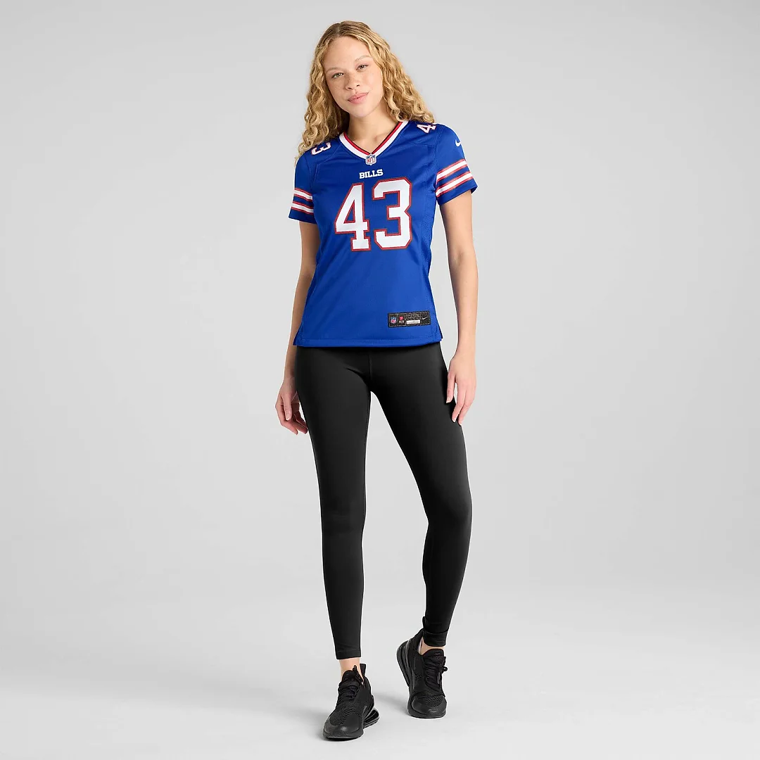 Zennovawear Dorian Strong Buffalo Bills Women's Team Game Jersey - Royal