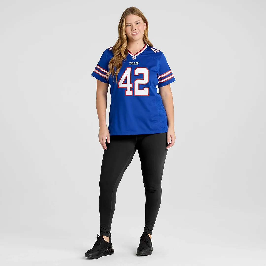 Zennovawear Dorian Williams Buffalo Bills Women's Home Game Jersey - Royal