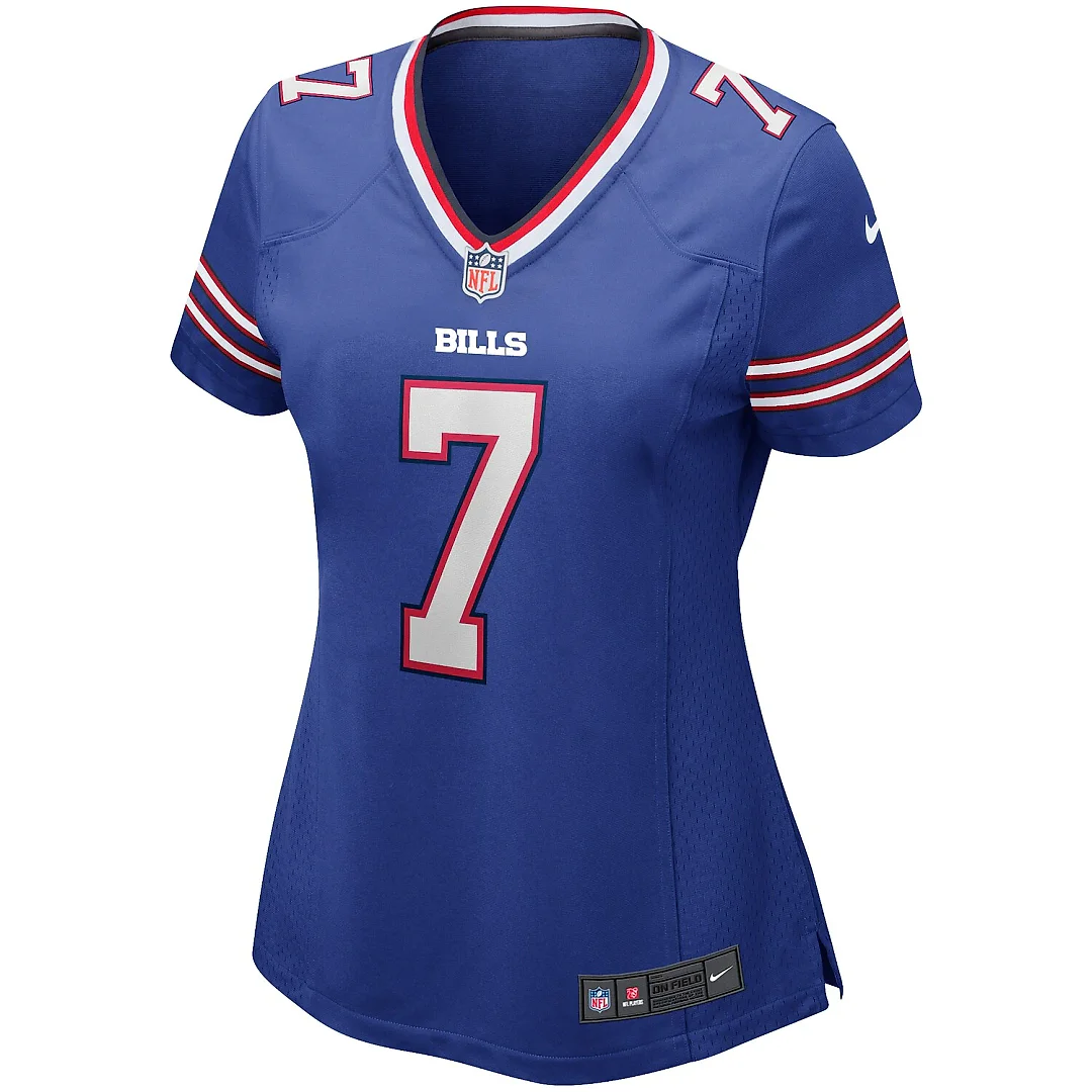 Zennovawear Doug Flutie Buffalo Bills Women's Game Retired Player Jersey - Royal
