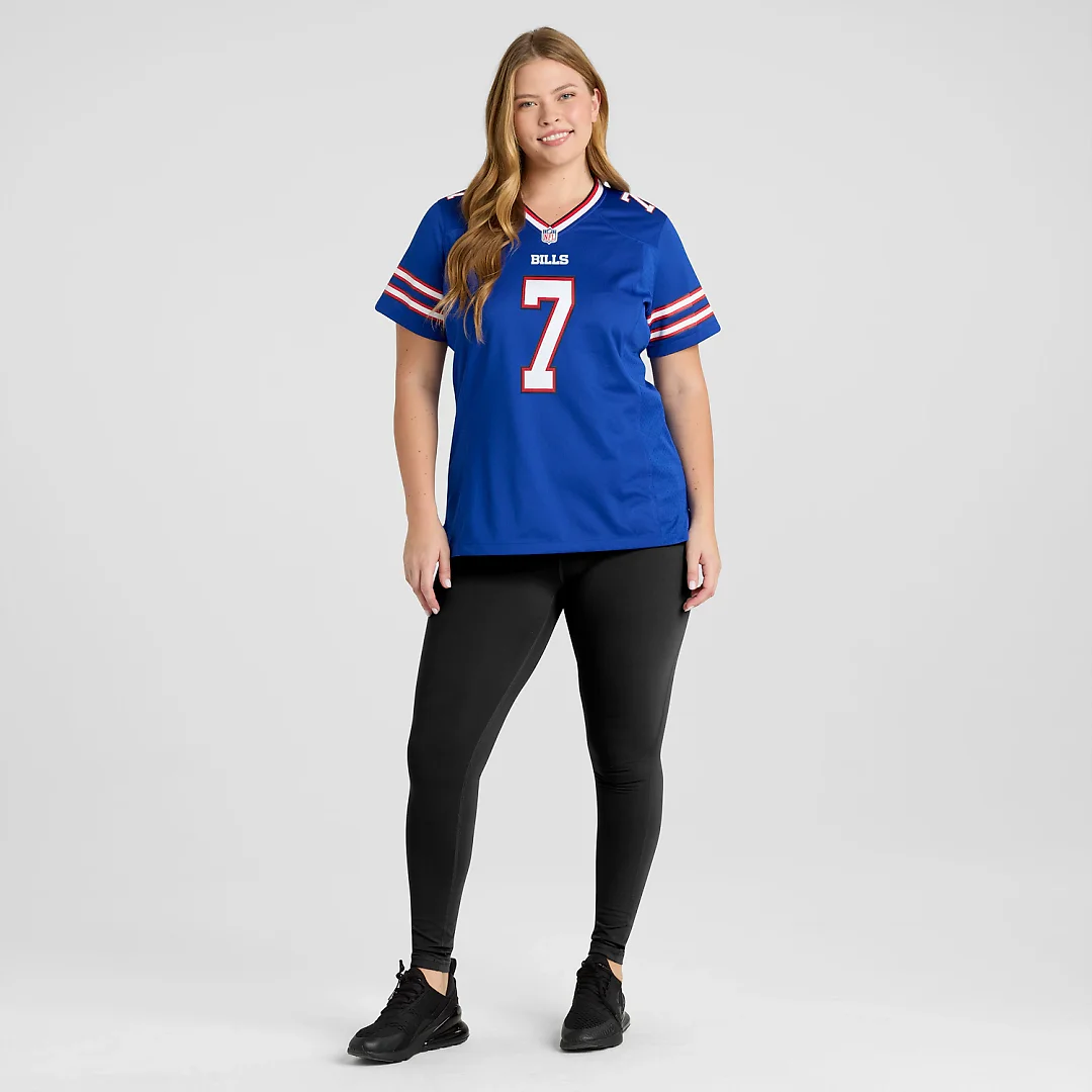 Zennovawear Doug Flutie Buffalo Bills Women's Game Retired Player Jersey - Royal