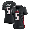 Zennovawear Drake London Atlanta Falcons Women's Player Game Jersey - Black