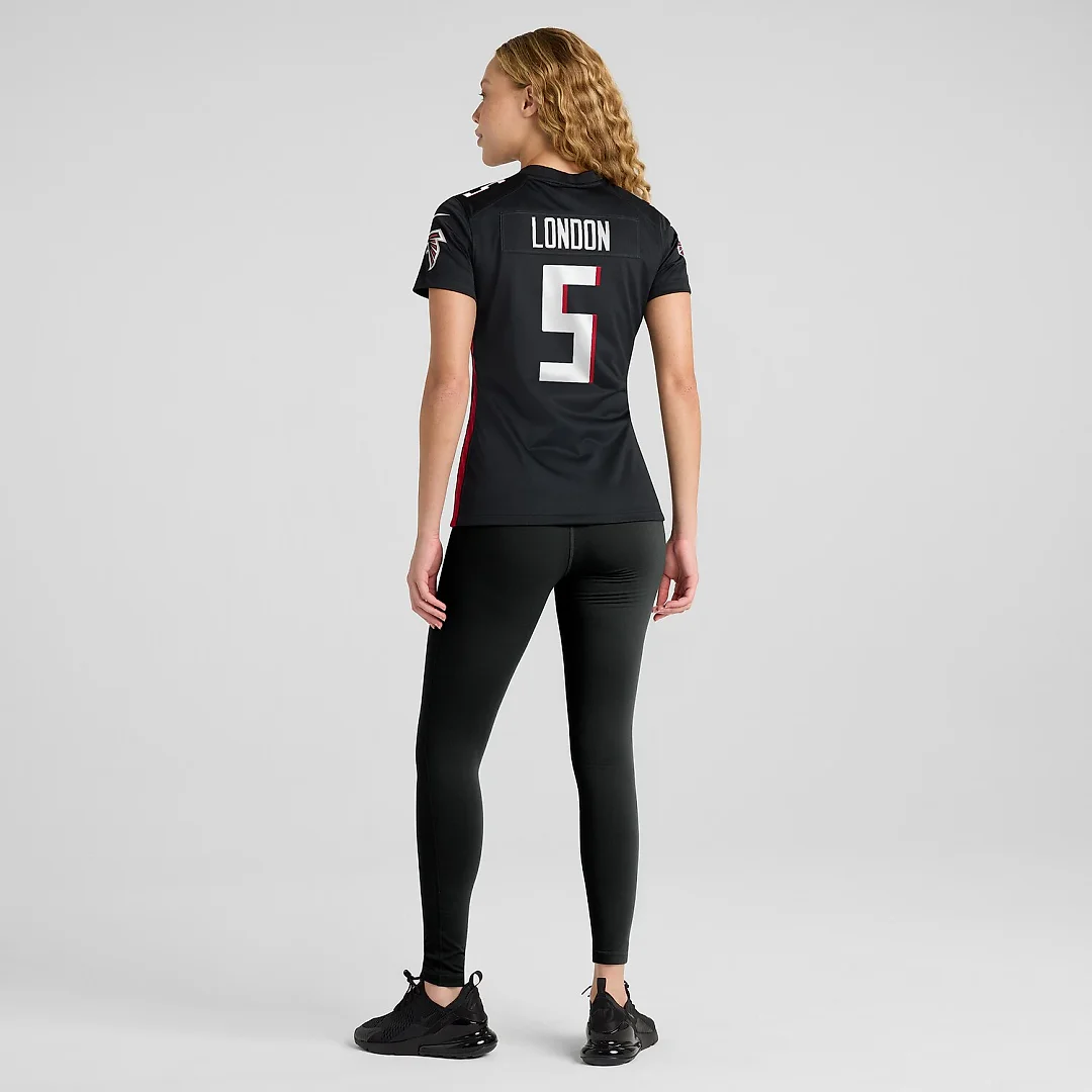 Zennovawear Drake London Atlanta Falcons Women's Player Game Jersey - Black