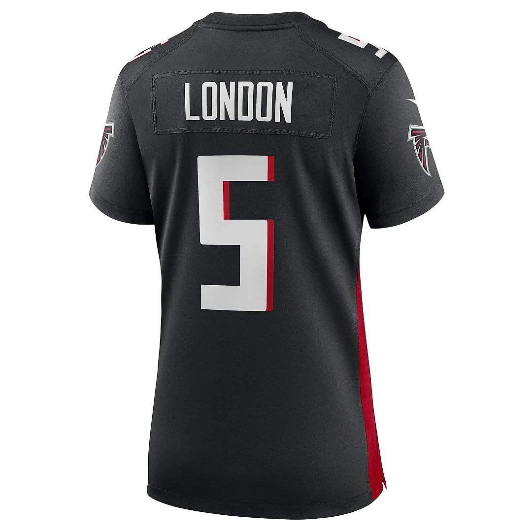 Zennovawear Drake London Atlanta Falcons Women's Player Game Jersey - Black