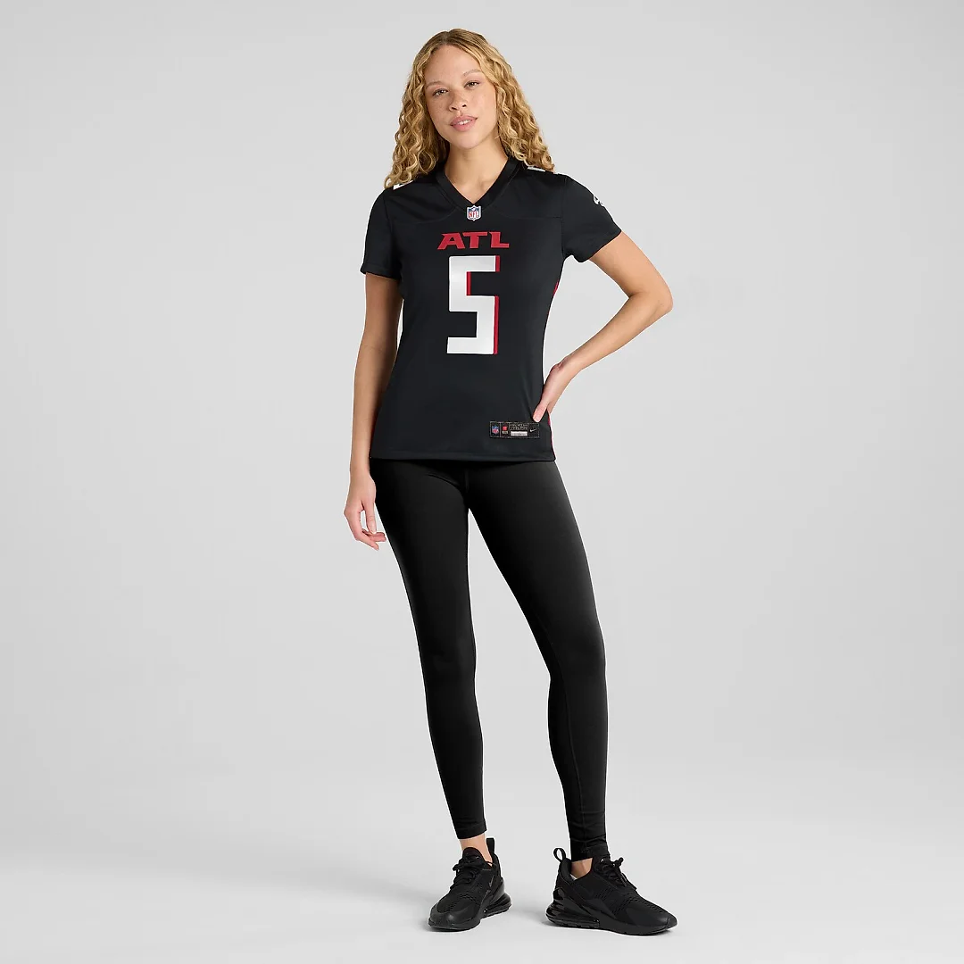 Zennovawear Drake London Atlanta Falcons Women's Player Game Jersey - Black