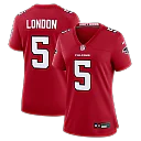 Zennovawear Drake London Atlanta Falcons Women's Game Jersey - Red