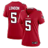 Zennovawear Drake London Atlanta Falcons Women's Game Jersey - Red