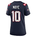 Zennovawear Drake Maye New England Patriots Women's Player Game Jersey - Navy