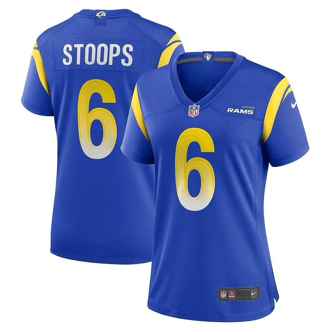 Zennovawear Drake Stoops Los Angeles Rams Women's Game Jersey - Royal